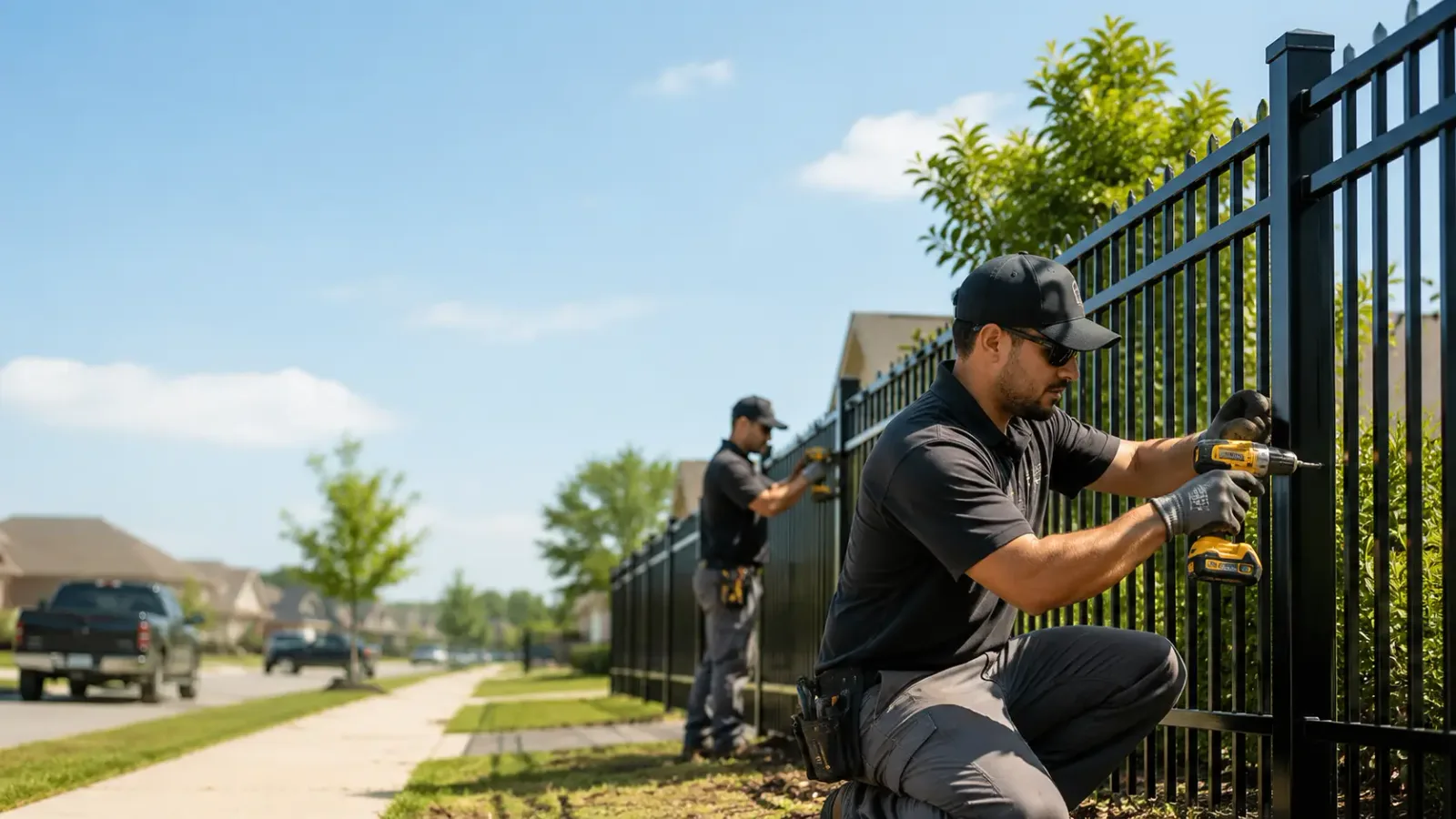 Metal Fence Installation in Lanse, MI